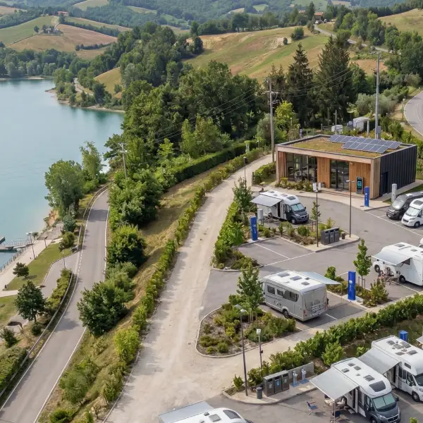 Il mercato delle aree sosta camper è in piena espansione